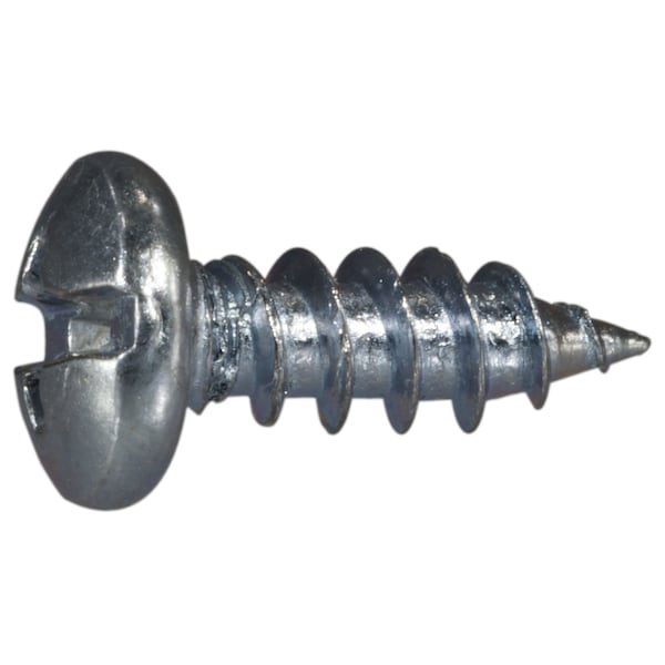 Midwest Fastener Sheet Metal Screw, #10 x 1/2 in, Zinc Plated Steel Pan Head Combination Phillips/Slotted Drive 67622 - main
